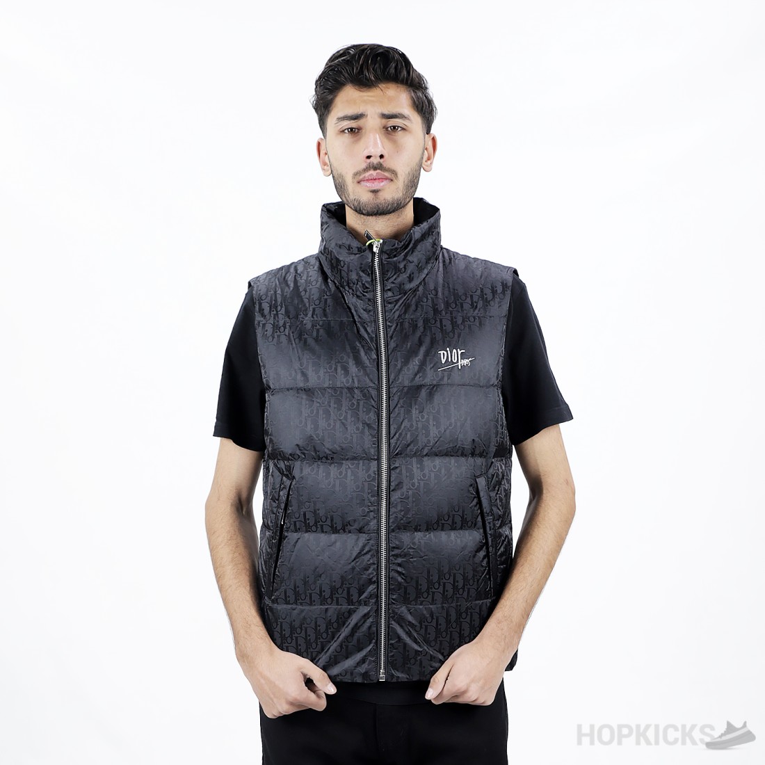Dior oblique sleeveless down jacket shop